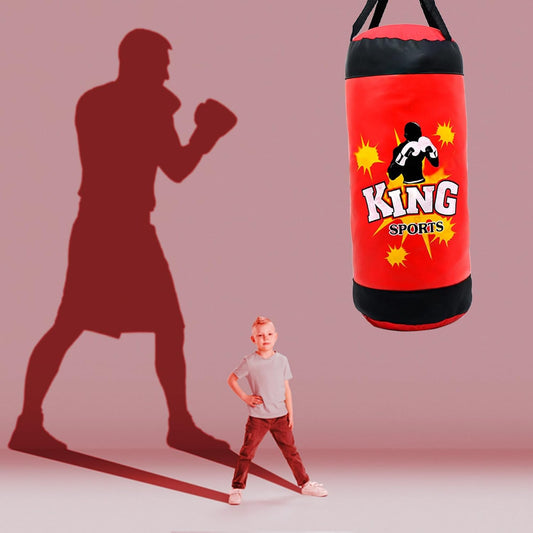 Sports Youth Kids Boxing Kit Training Bag Set – Punching Bag Gloves Heavy Bag Bundle for Children – Youth Boxing Set for Boys & Girls – Training Toy for Ages 3+ by HavenPlus