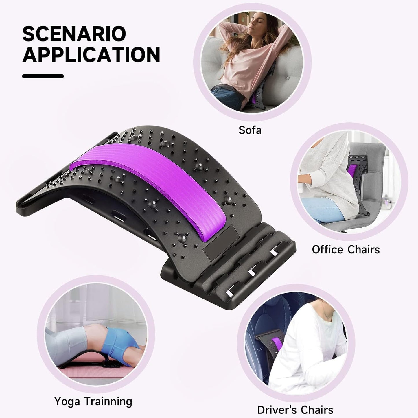 “2-in-1 Back Stretcher & Posture Corrector – Relieve Back Pain and Improve Spine Alignment”