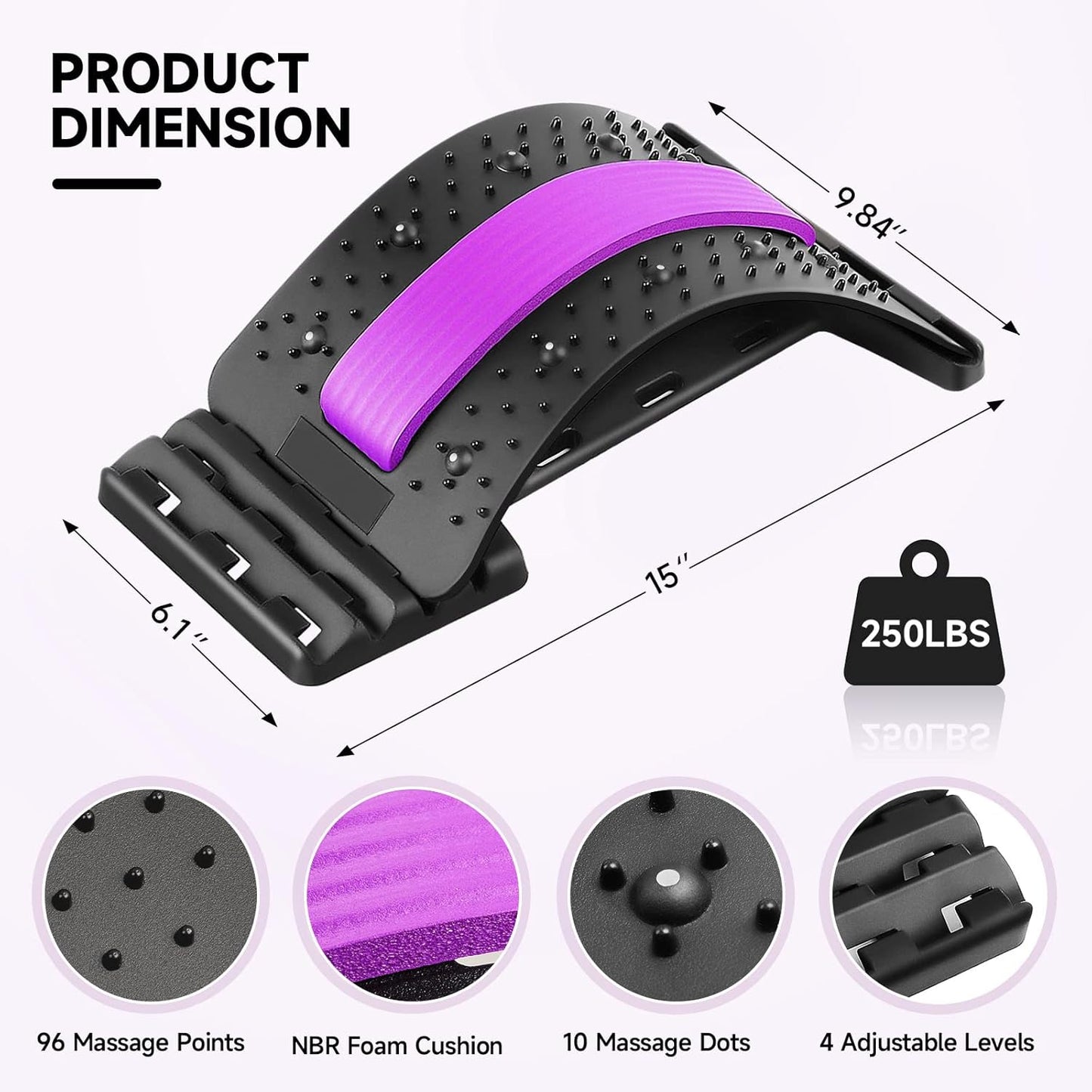 “2-in-1 Back Stretcher & Posture Corrector – Relieve Back Pain and Improve Spine Alignment”
