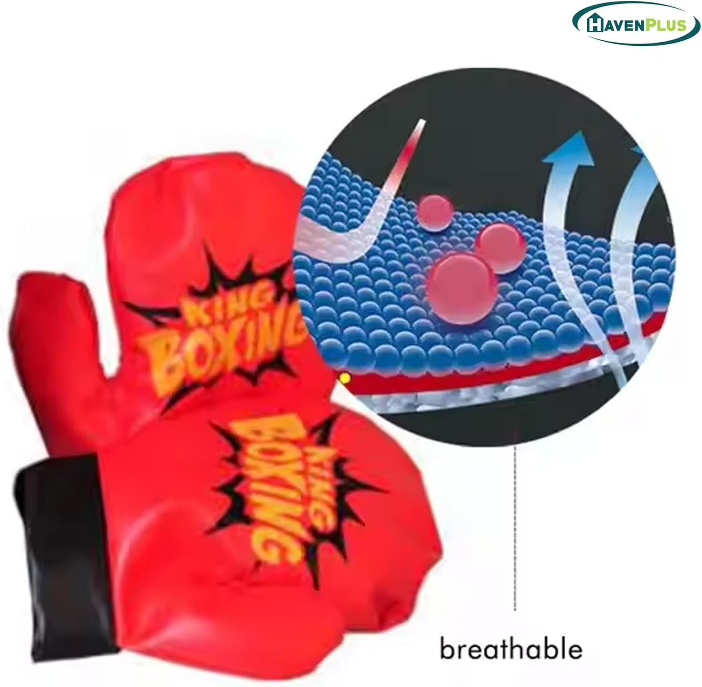 Sports Youth Kids Boxing Kit Training Bag Set – Punching Bag Gloves Heavy Bag Bundle for Children – Youth Boxing Set for Boys & Girls – Training Toy for Ages 3+ by HavenPlus