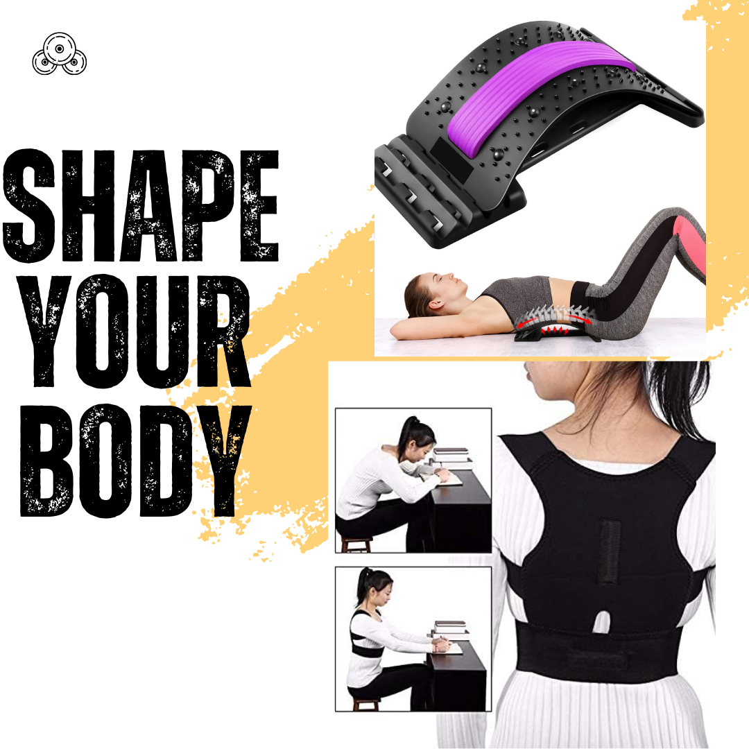 “2-in-1 Back Stretcher & Posture Corrector – Relieve Back Pain and Improve Spine Alignment”