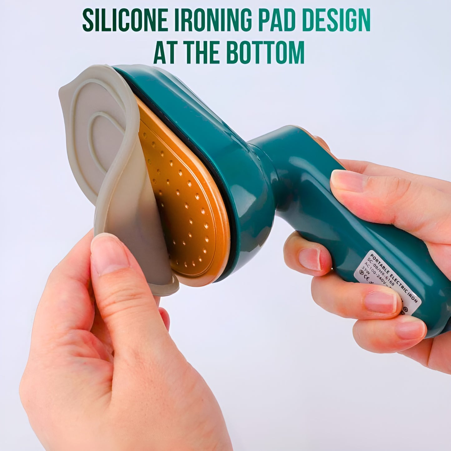 Portable Handheld Garment Steamer & Iron – 2-in-1 Clothes Wrinkle Remover for Home & Travel