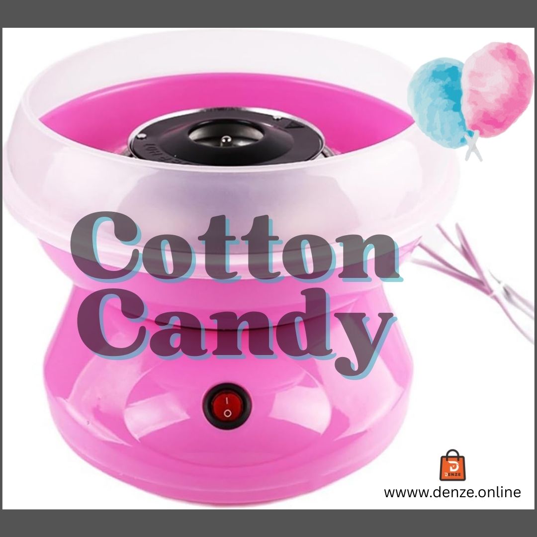 Cotton Candy Machine – 500W Portable Candy Floss Maker for Kids & Adults